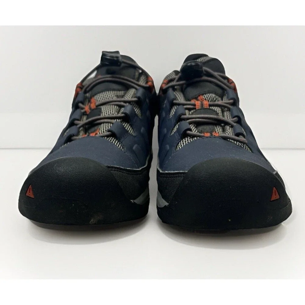 Keen Dry Waterproof Hiking Shoe Womens Size 6.5 Mens 5 #1019829 Blue Gray Orange